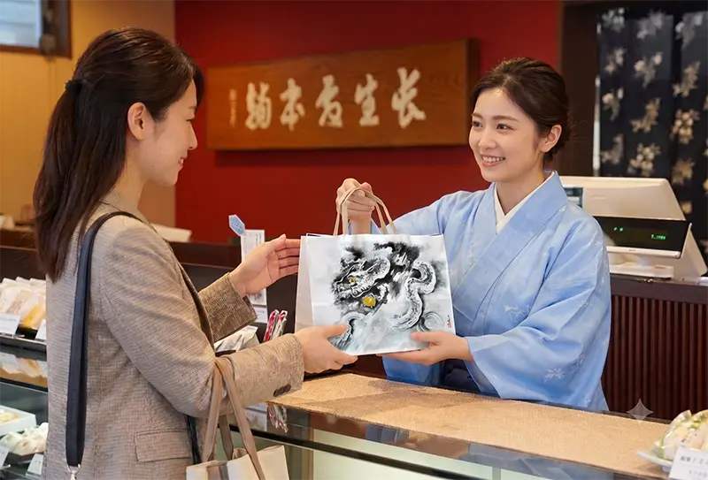店舗で商品をお渡し
