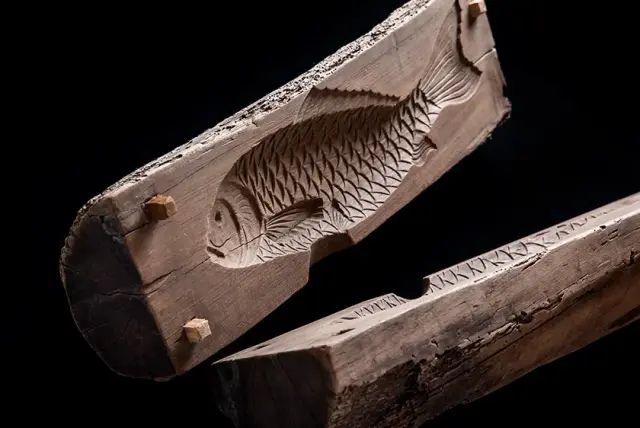 にらみ鯛の木型